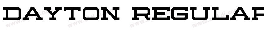 Dayton Regular字体转换 Dayton Regular字体转换